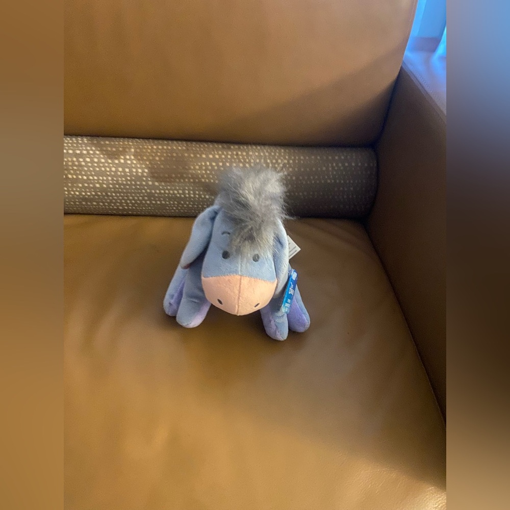 Disney Eeyore Plush in Blue and Purple